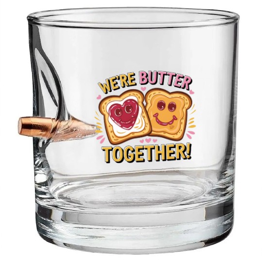 Valentine´s day gift Bullet Whiskey Glasses