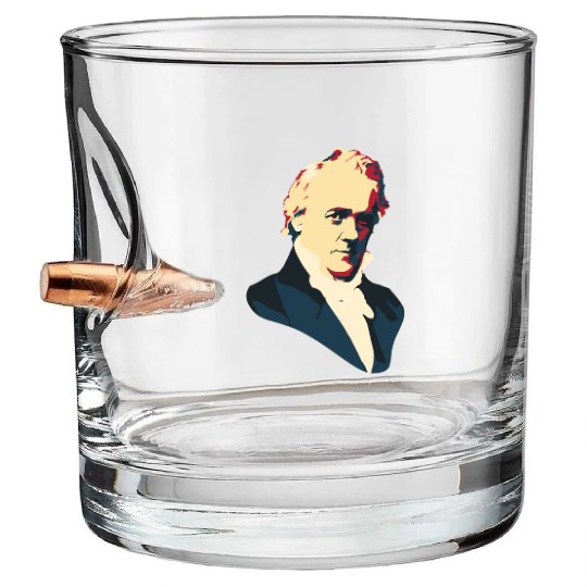 President James Buchanan Bullet Whiskey Glasses