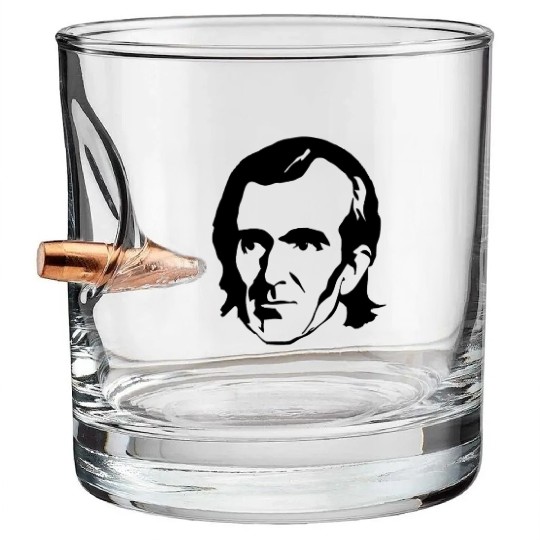 President James K Polk Bullet Whiskey Glasses