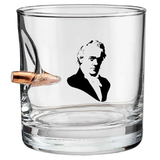 President James Buchanan Bullet Whiskey Glasses