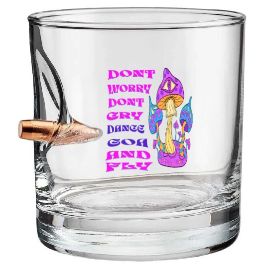 Music Festival Bullet Whiskey Glasses - Colorful Yoga Outfit