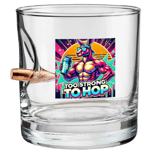 Retro Muscle Kangaroo Bullet Whiskey Glasses