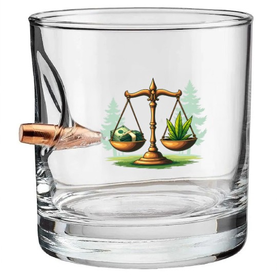 Eco Balance – Nature & Economy in Harmony Bullet Whiskey Glasses