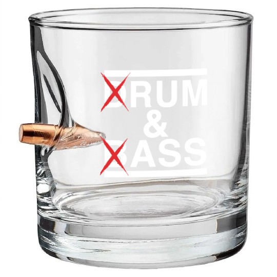 Drum And Bass Bullet Whiskey Glasses