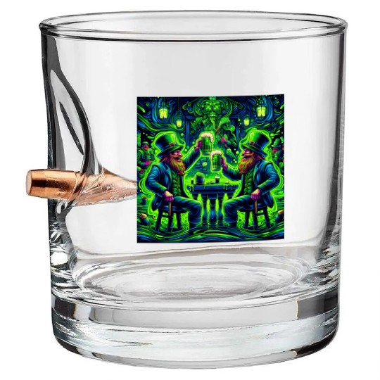 St. Patrick's Day Cheers Bullet Whiskey Glasses