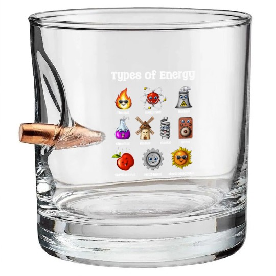 Physics Types Of Energy Bullet Whiskey Glasses