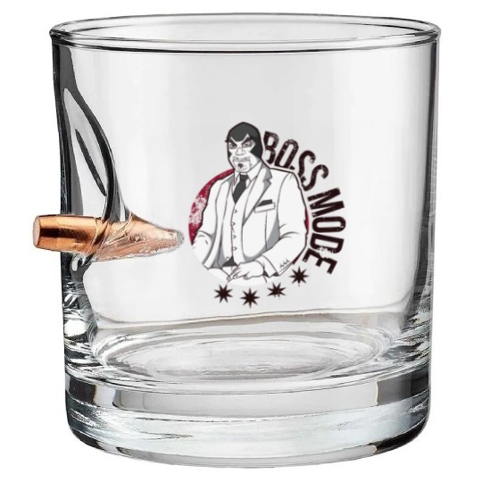 Lucha Libre - Boss Mode Bullet Whiskey Glasses