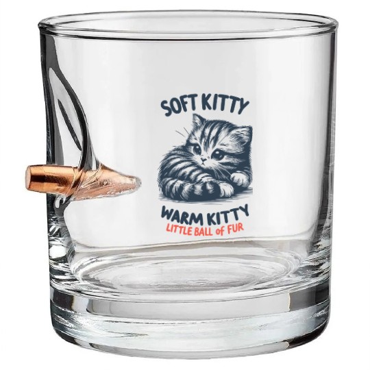 Soft Kitty Bullet Whiskey Glasses