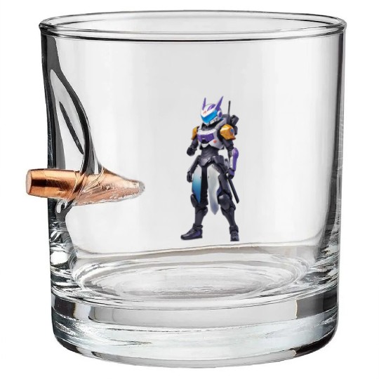 Retro Clear Metal Game Boy Color Bullet Whiskey Glasses Designs
