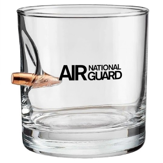 Air National Guard 1 Bullet Whiskey Glasses