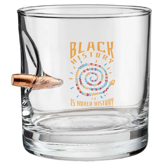 trend black history world history Bullet Whiskey Glasses pr et ai