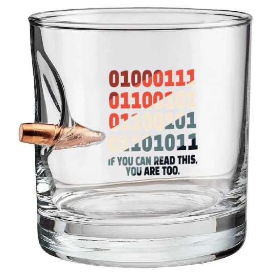 Science Nerd Physics Student Jokes Geek Bullet Whiskey Glasses