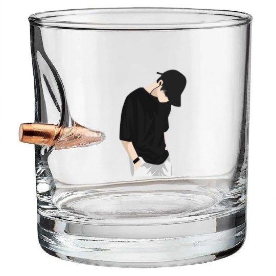 Minimalist Streetwear Vibes Bullet Whiskey Glasses
