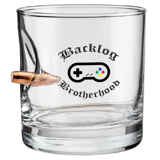 Backlog Brotherhood Revised Bullet Whiskey Glasses