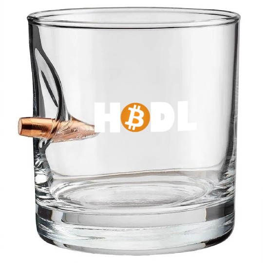 Bitcoin HODL Mode: Activated Bullet Whiskey Glasses