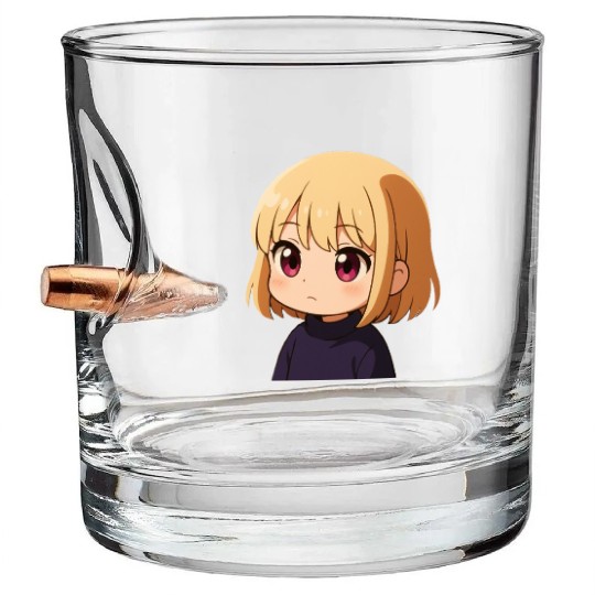 Cha Hae-In chibi version Bullet Whiskey Glasses