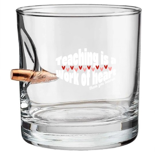Thank you teacher Bullet Whiskey Glasses