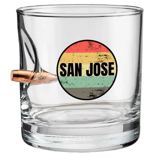 San Jose Bullet Whiskey Glasses