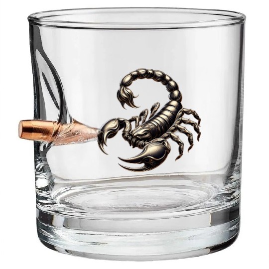metal scorpion Bullet Whiskey Glasses