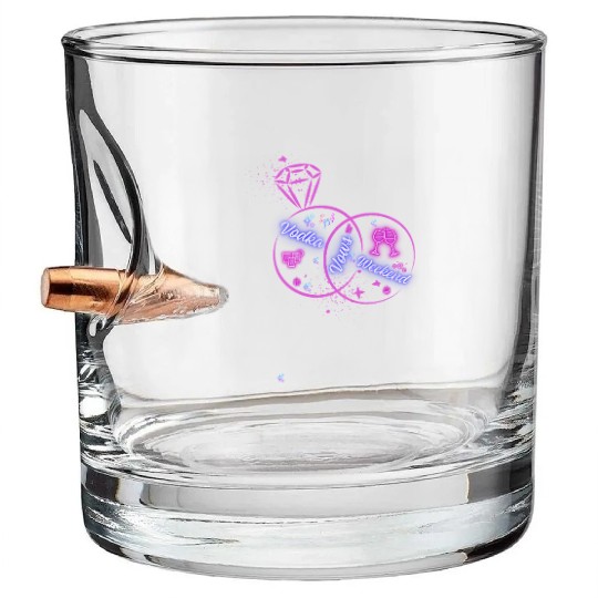 Vodka, Vows & Weekend Bullet Whiskey Glasses