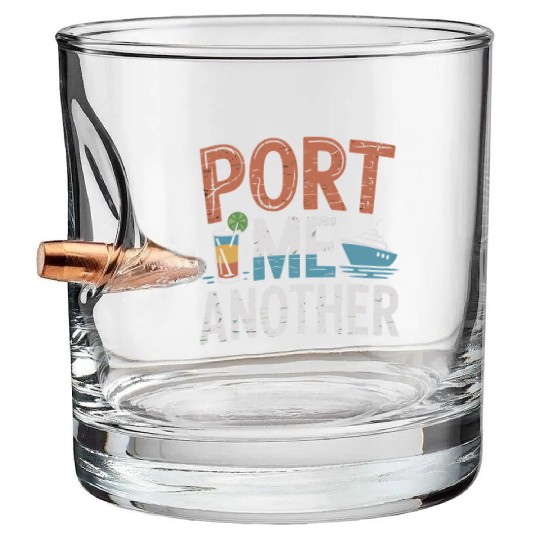 Cruise Rookie Ocean Adventure First Voyage Bullet Whiskey Glasses