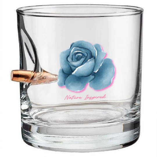 Spring Blossoms Bullet Whiskey Glasses
