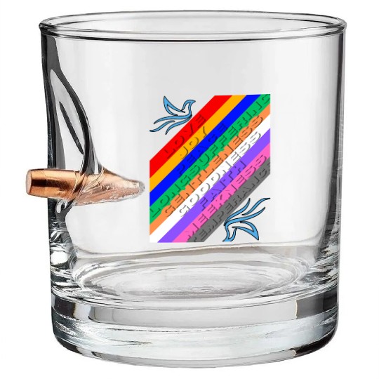 Fruit of the Spirit Bullet Whiskey Glasses