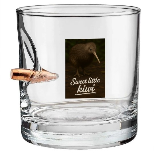 Sweet Little Kiwi Bullet Whiskey Glasses