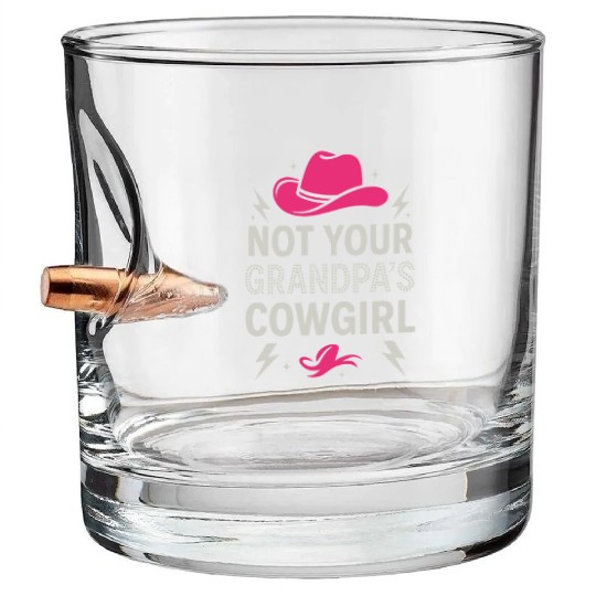 Soft Cowgirl Floral Rodeo Western Aesthetic Horse Bullet Whiskey Glasses