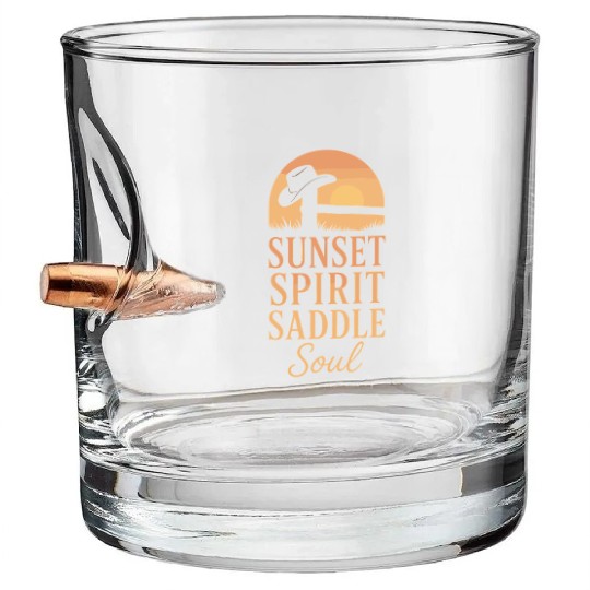 Soft Cowgirl Floral Rodeo Western Aesthetic Horse Bullet Whiskey Glasses
