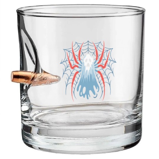 Ghost Spider Scream Bullet Whiskey Glasses