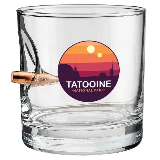 Tatooine National Park Bullet Whiskey Glasses