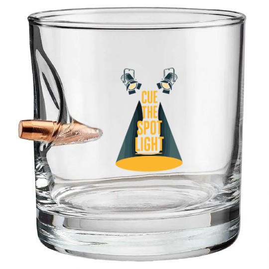 Theater Kid Drama Club Musical Theater Nerd Stage Bullet Whiskey Glasses