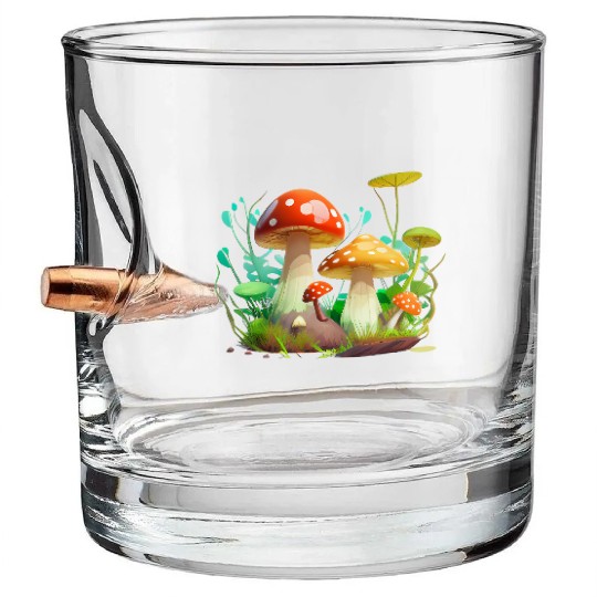 Funky Fungi – Nature’s Neon Wonder Bullet Whiskey Glasses