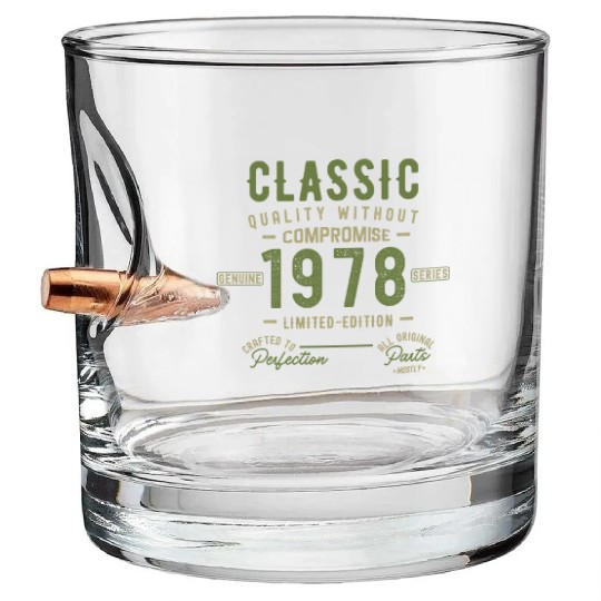 Vintage 1978 – Retro Original Legend Bullet Whiskey Glasses