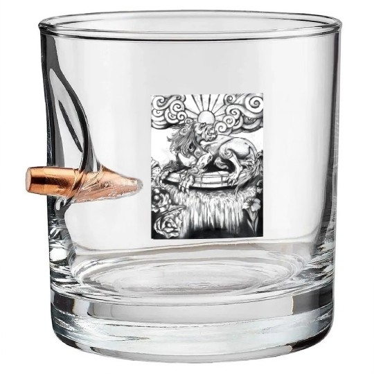 Indian Tarrot Bullet Whiskey Glasses