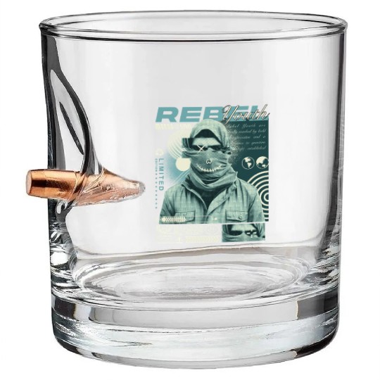 Rebel Youth Bullet Whiskey Glasses