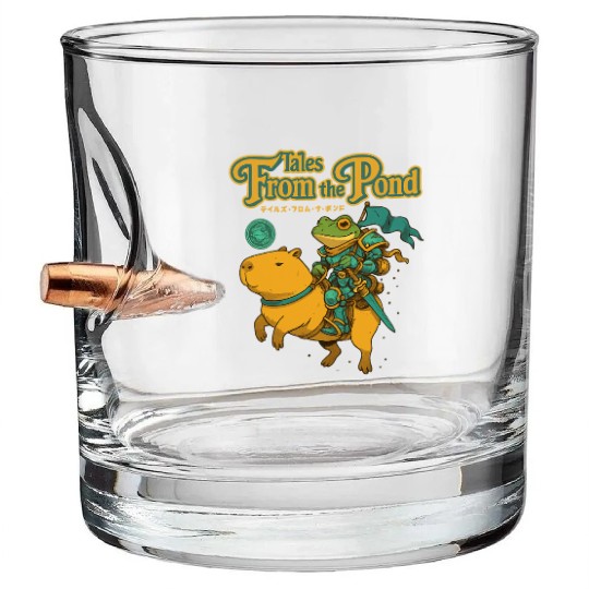Tales From The Pond Bullet Whiskey Glasses