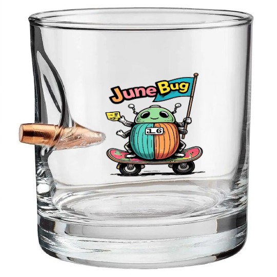 Bug Race Insect Racing Theme Bullet Whiskey Glasses