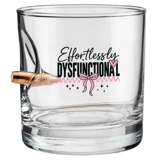 Effortless Hot Mess Bullet Whiskey Glasses