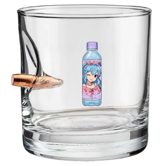 S+ Bao the Whale Gatcha Vtuber Vending Machine Bullet Whiskey Glasses