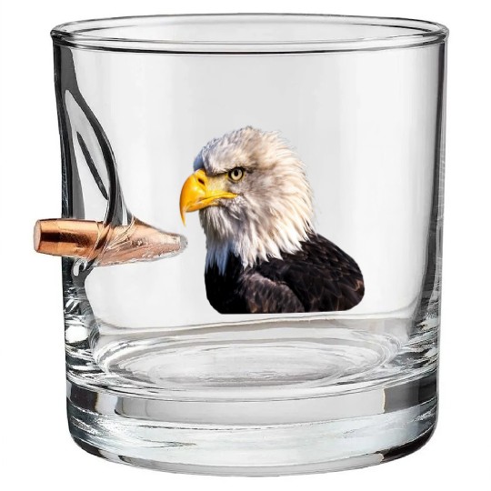 1 Eagle Bullet Whiskey Glasses