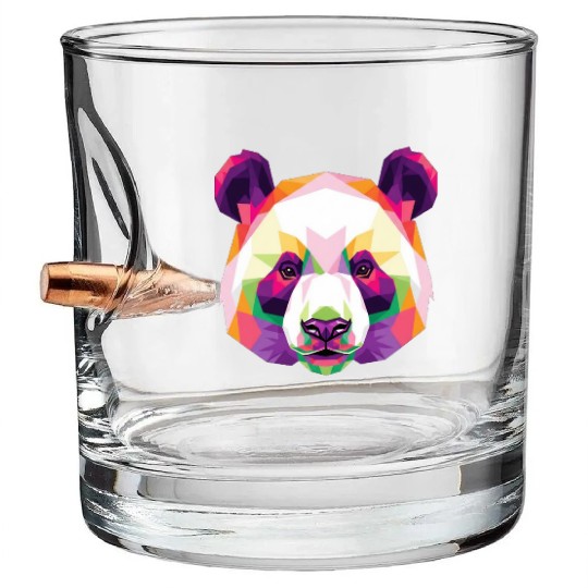 galaxy panda Bullet Whiskey Glasses
