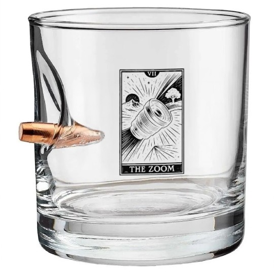 Photography Magic Tarot – The Zoom (Dark Version) Bullet Whiskey Glasses