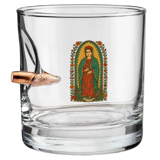 Frida Kahlo Bullet Whiskey Glasses