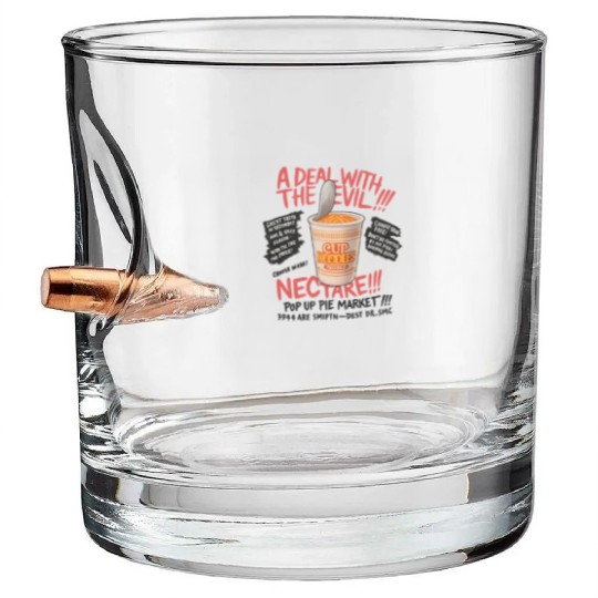 A Deal with Noodle – Cup Noodle Street Art Design Bullet Whiskey Glasses