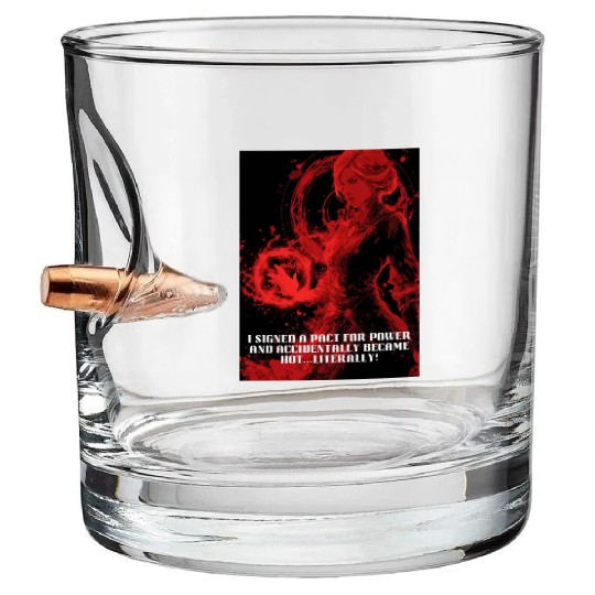 Female Warlock Bullet Whiskey Glasses
