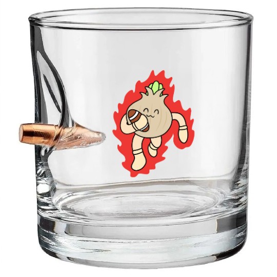 Cute rugby onion Bullet Whiskey Glasses