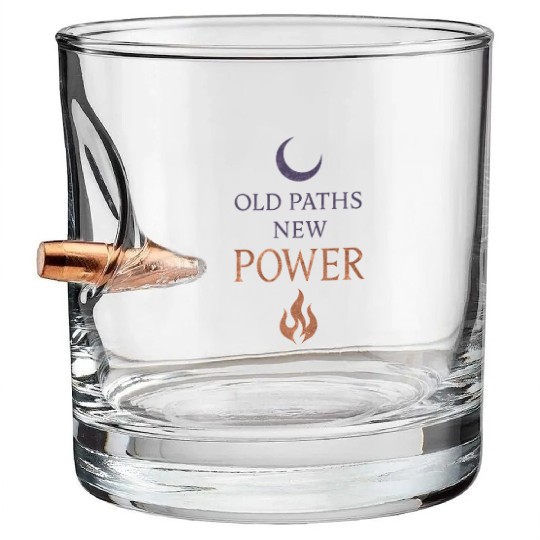 Pagan Pride Wiccan Lifestyle Earth Magic Witch Bullet Whiskey Glasses