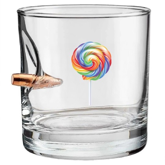 Lollipop Rainbow Sucker Candy Costume Halloween Bullet Whiskey Glasses